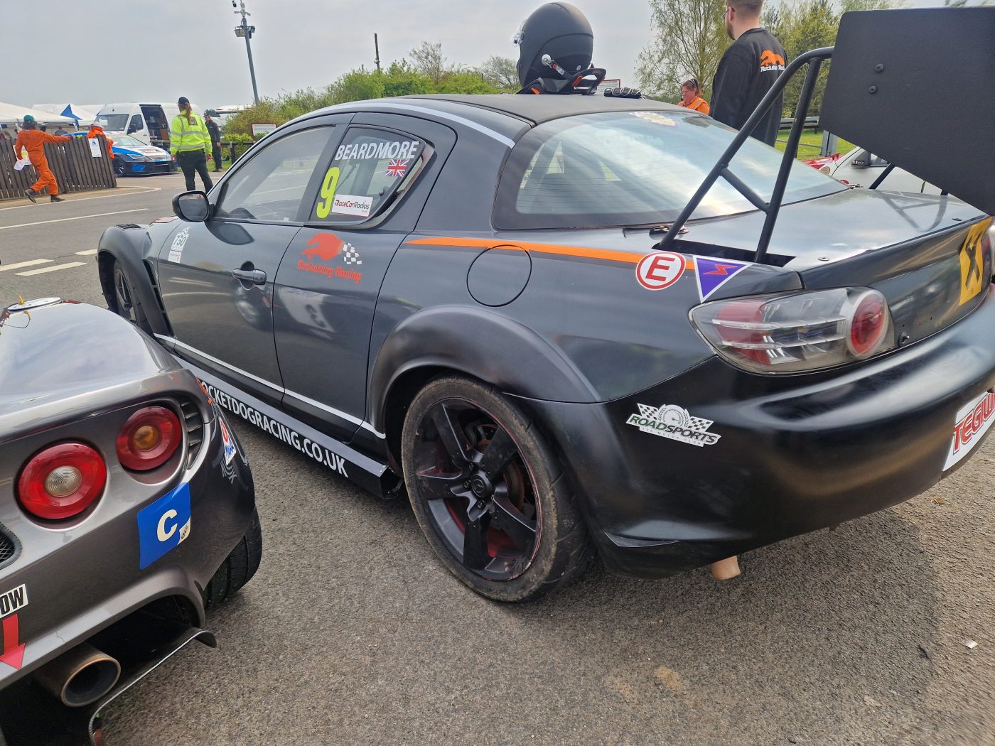 mazda rx8 Mazda rx8 race car in assembly