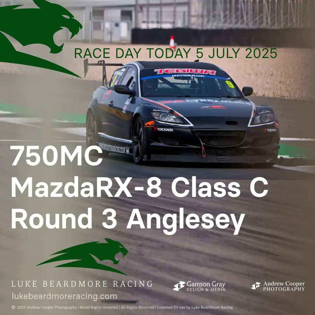 Race Day Today at Anglesey Circuit for Round 3 of 750MC Mazda RX-8 ...