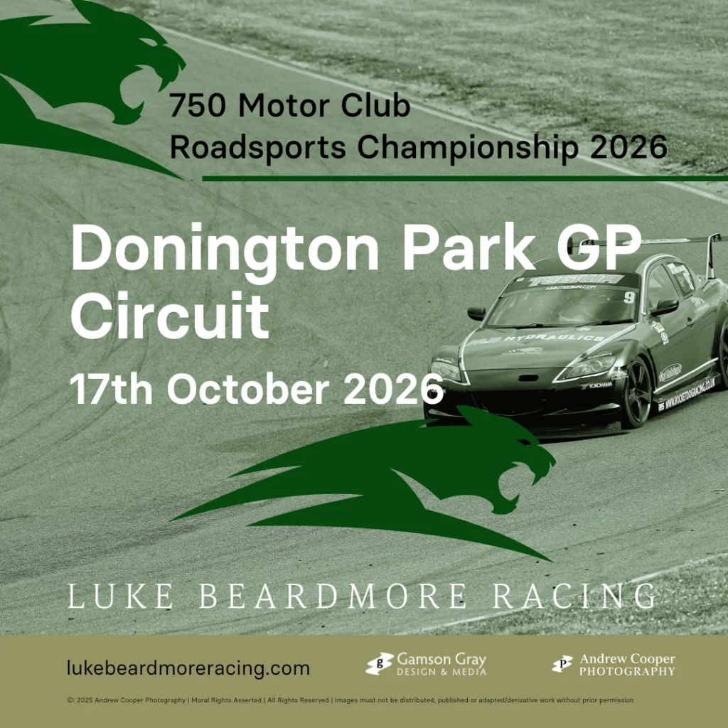Donington Park GP Circuit 750 Motor Club Roadsports Championship 2026
