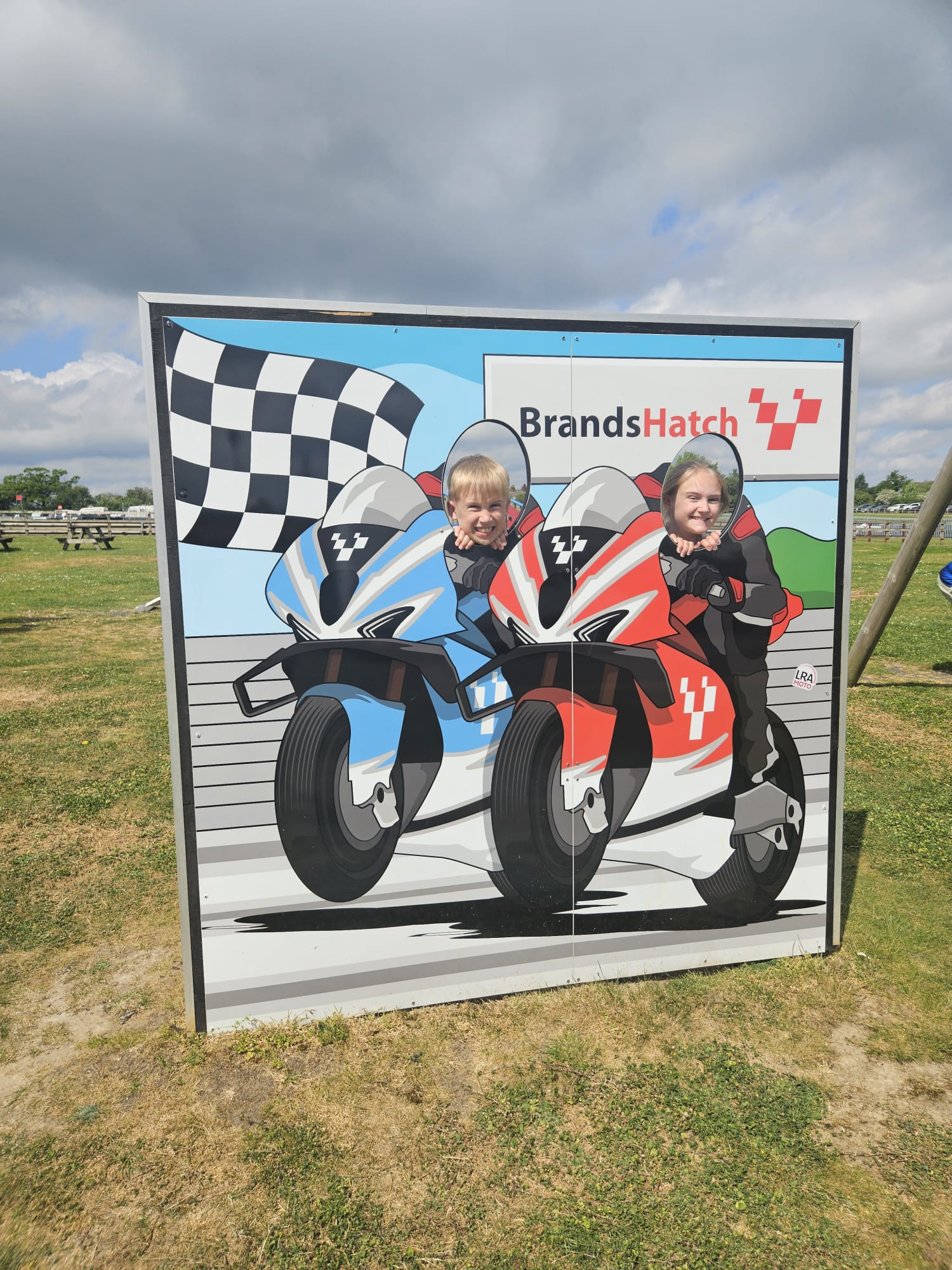 Kids having good time GT world challenge brands hatch Kids having good time GT world challenge brands hatch